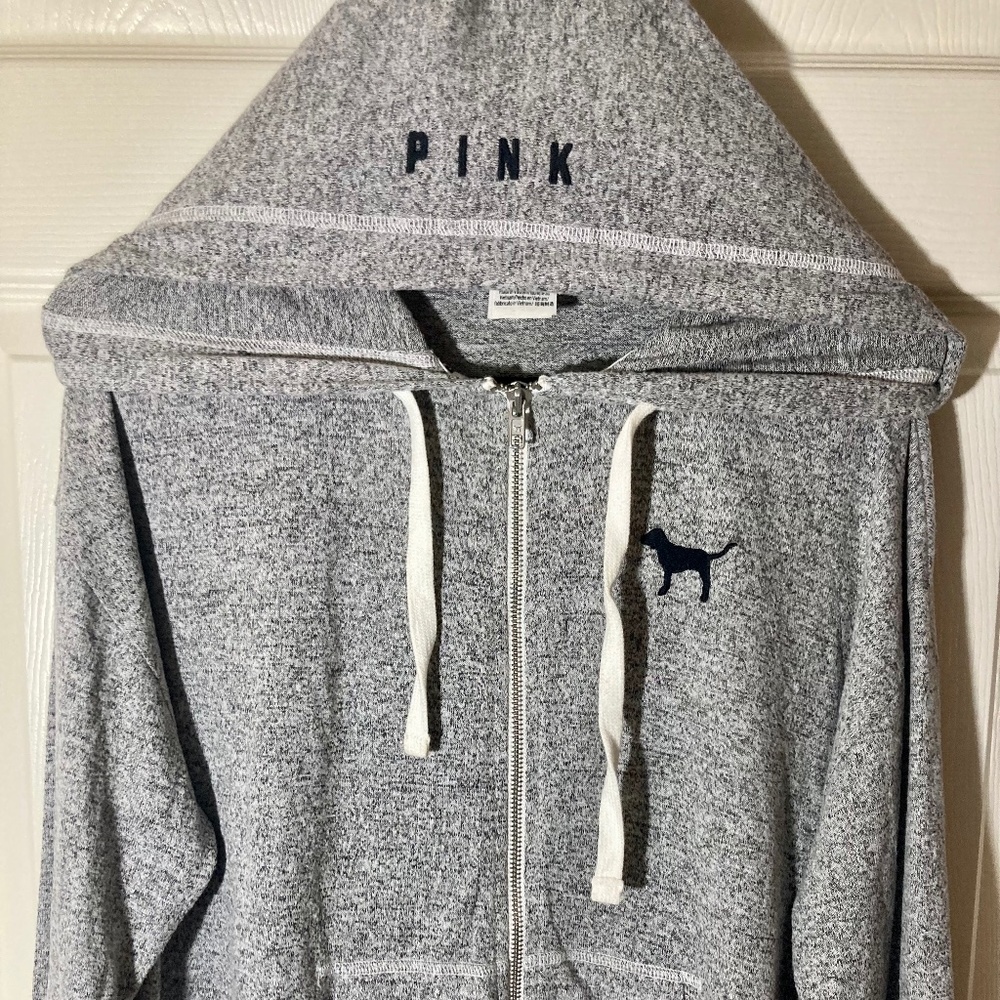 Jersey-Knit Victorias Secret PINK embroidered Sweater